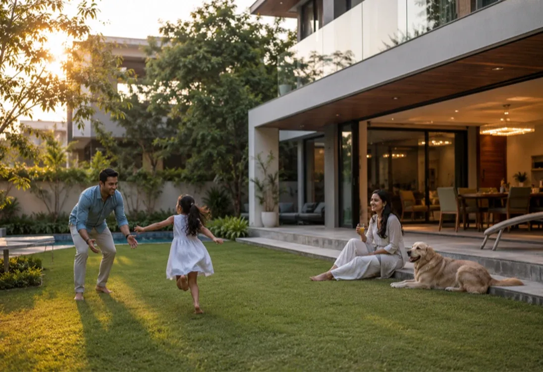 Limited premium residential villa plots, with the freedom to build